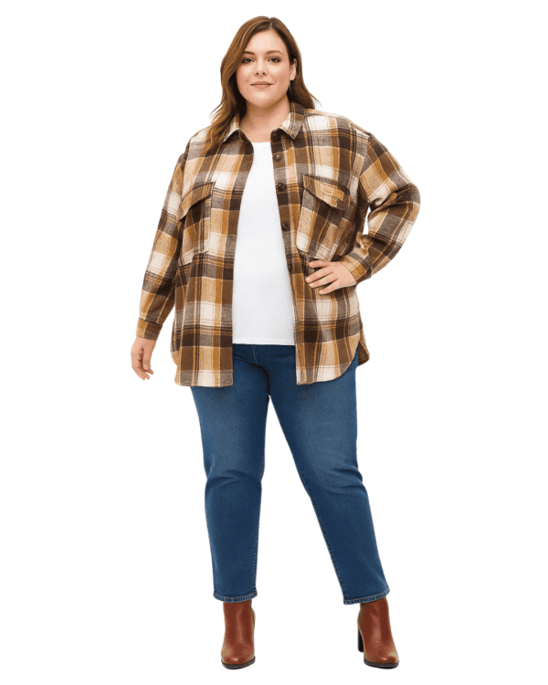 Sobrecamisa "ESCOCESA CHIC" - $1690 con transferencia - Imagen 3